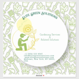 Oplossingen voor tuinieren en landschapsarchitectu sticker