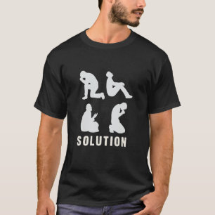 Oplossingsprobleem Bid Moslim Islam Religie Allah T-shirt