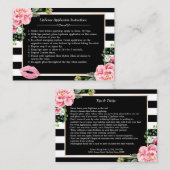 Oplossingstips voor het oplichten van inkepingen - visitekaartje (Voorkant / Achterkant)