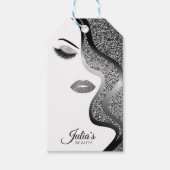 Opmaak met glittereffect cadeaulabel (Voorkant)