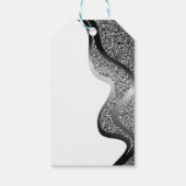 Opmaak met glittereffect cadeaulabel (Achterkant)