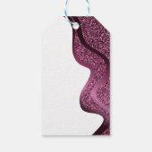 Opmaak met glittereffect cadeaulabel (Achterkant)