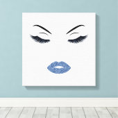 Opmaak met glittereffect canvas afdruk (Insitu (Houten vloer))