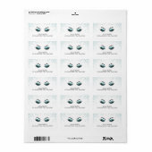 Opmaak met glittereffect etiket (Full Sheet)