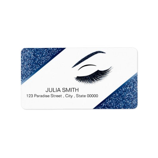 Opmaak met glittereffect etiket (Voorkant)