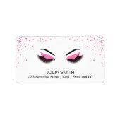 Opmaak met glittereffect etiket (Voorkant)