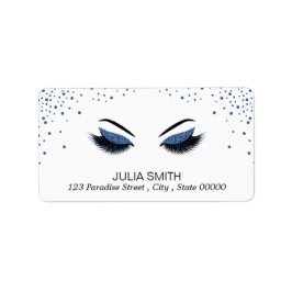 Opmaak met glittereffect etiket