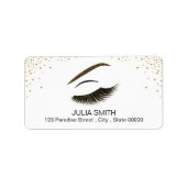 Opmaak met glittereffect etiket (Voorkant)