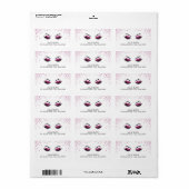 Opmaak met glittereffect etiket (Full Sheet)