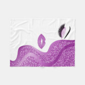 Opmaak met glittereffect fleece deken (Voorkant (Horizontaal))