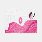 Opmaak met glittereffect fleece deken (Voorkant (Horizontaal))