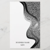 Opmaak met glittereffect flyer (Achterkant)