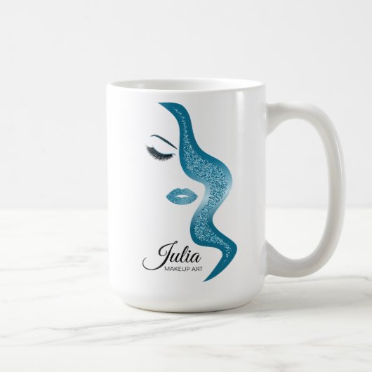 Opmaak met glittereffect koffiemok (Rechts)