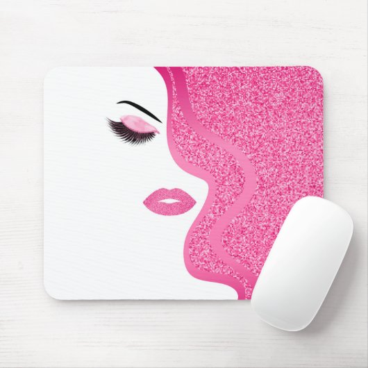 Opmaak met glittereffect muismat (Met muis)