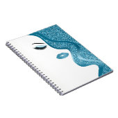 Opmaak met glittereffect notitieboek (Rechterzijde)