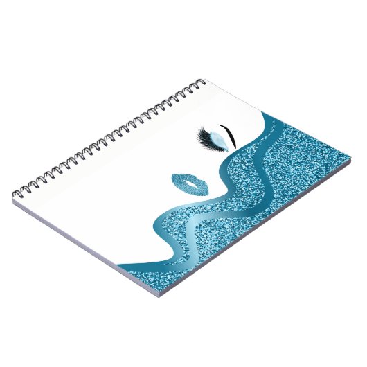 Opmaak met glittereffect notitieboek (Linkerzijde)