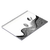 Opmaak met glittereffect notitieboek (Linkerzijde)