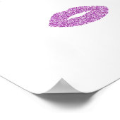 Opmaak met glittereffect poster (Hoek)