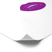 Opmaak met glittereffect poster (Hoek)