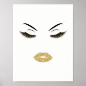 Opmaak met glittereffect poster (Voorkant)