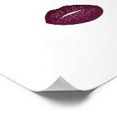 Opmaak met glittereffect poster (Hoek)