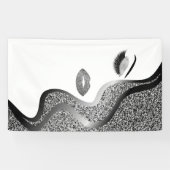 Opmaak met glittereffect spandoek (Horizontaal)