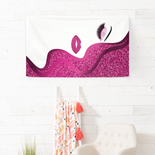 Opmaak met glittereffect spandoek (Insitu)