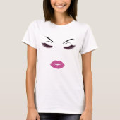 Opmaak met glittereffect t-shirt (Voorkant)