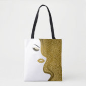 Opmaak met glittereffect tote bag (Voorkant)