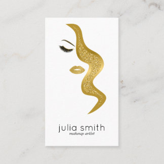 Opmaak met glittereffect visitekaartje