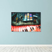 Opmaakpenselen Canvas Afdruk (Insitu (Houten vloer))