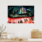 Opmaakpenselen Poster (Keuken)