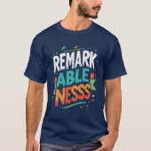 Opmerkelijk grafisch T-shirt (Voorkant)