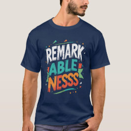 Opmerkelijk grafisch T-shirt