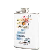 Opmerkelijk leven heupfles (Links)