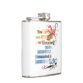 Opmerkelijk leven heupfles (Rechts)