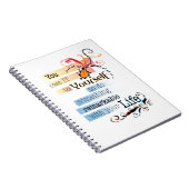Opmerkelijk LIFE Inspirerend, geïllustreerd citaat Notitieboek (Rechterzijde)