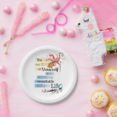 Opmerkelijk LIFE Inspirerend, geïllustreerd citaat Papieren Bordje (Feest)