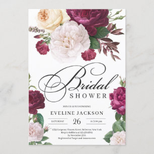 Opmerkelijke boho red maroon burgudny vrijgezellen kaart