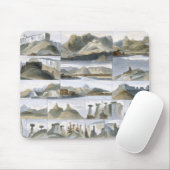 Opmerkelijke heuvels op de Upper Missouri, bord 35 Muismat (Met muis)