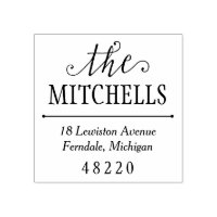 Opmerkelijke naam Elegant Return Address