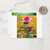 Opmerkelijke notitiekaarten! Eenvoudig aangepaste Notitiekaartje (Voorkant / Achterkant in situ)