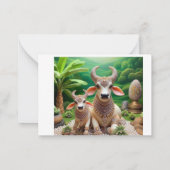 Opmerkelijke notitiekaarten! Eenvoudig aangepaste Notitiekaartje (Achterkant)