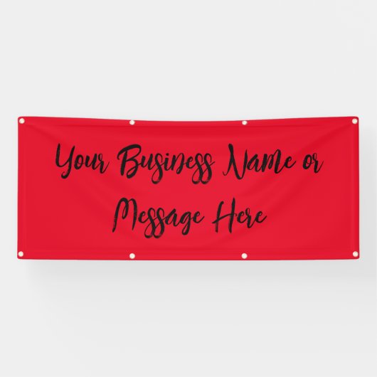 "Opmerkelijke rode" banner met tekst (Horizontaal)