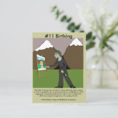 Opmerking #11 Birthing van afhankelijke opkomst Briefkaart (Staand voorkant)