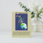 Opmerking #1 Onwetendheid - van afhankelijke bron Briefkaart (Staand voorkant)