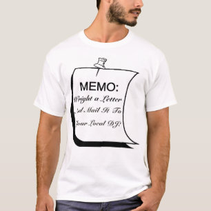 Opmerking advertentie t-shirt