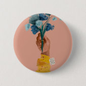 Opmerking: Afrikaanse Amerikaanse zwarte kunst Ronde Button 5,7 Cm (Voorkant)