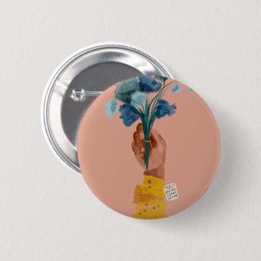 Opmerking: Afrikaanse Amerikaanse zwarte kunst Ronde Button 5,7 Cm (Voorkant /achterkant)
