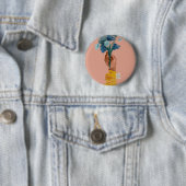 Opmerking: Afrikaanse Amerikaanse zwarte kunst Ronde Button 5,7 Cm (In situ)